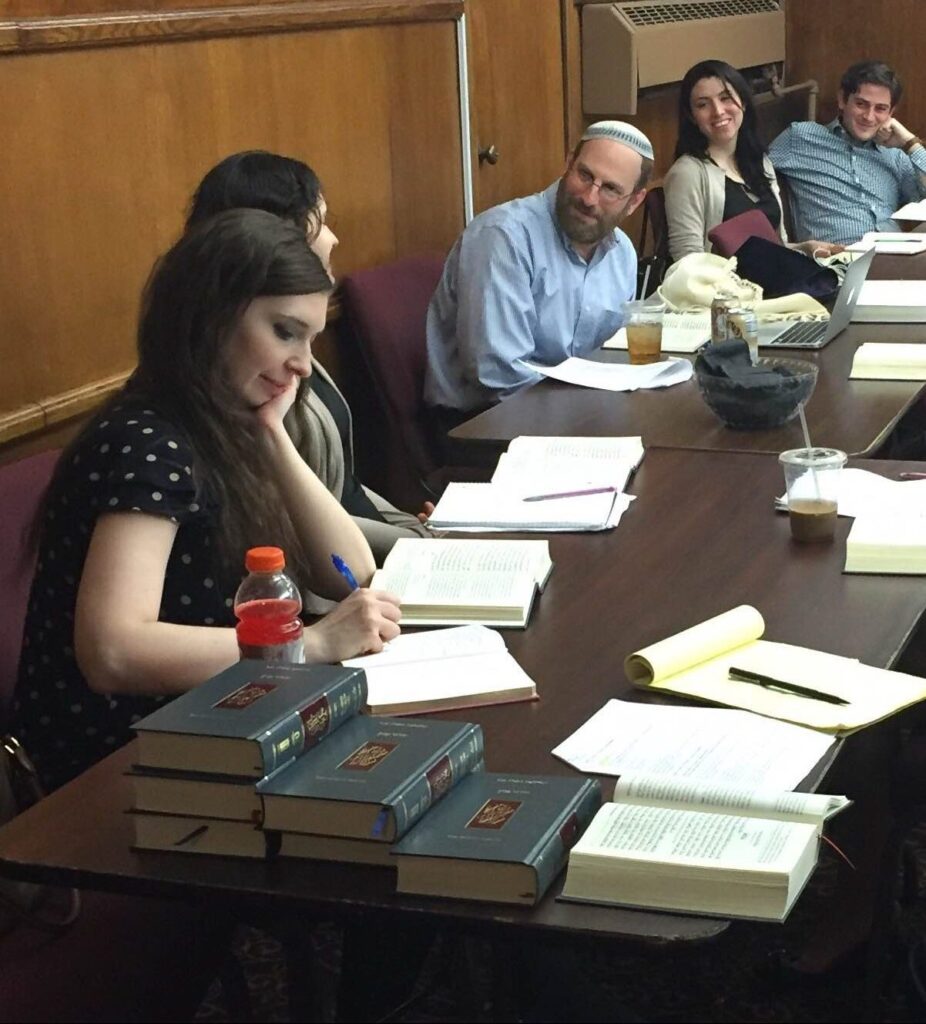 group of people taking basic Judaism class